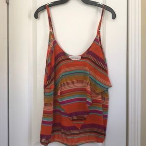 Multicolor stripe blouse